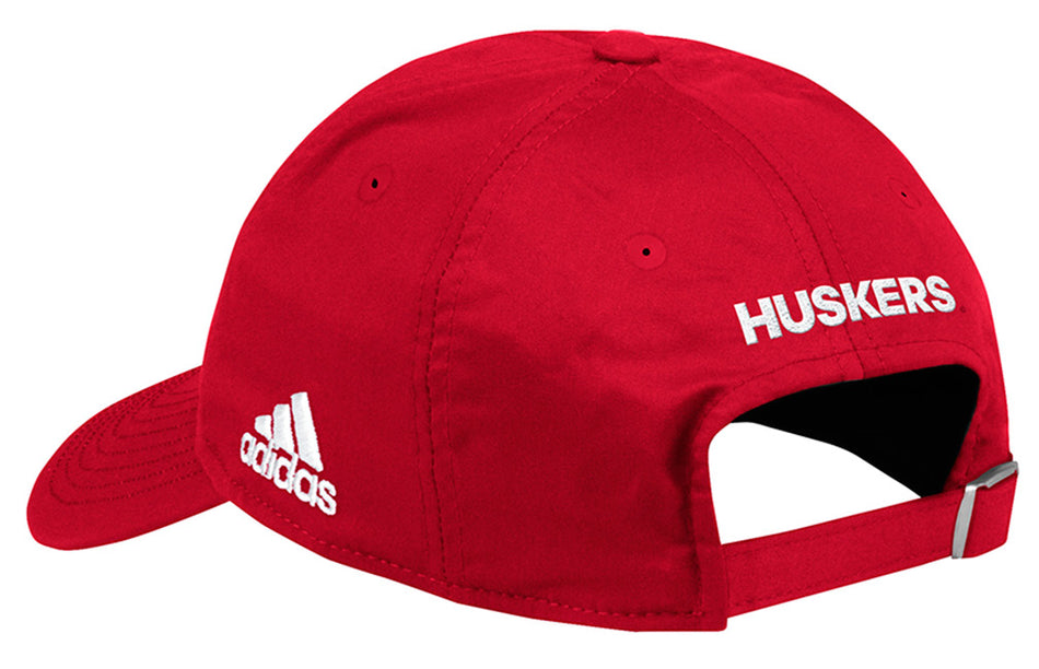Adidas 2018 Nebraska Coaches Sideline Slouch - Red