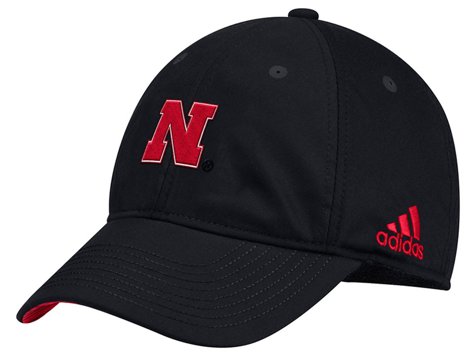 Adidas 2018 Husker Coaches Slouch Flex  - Black