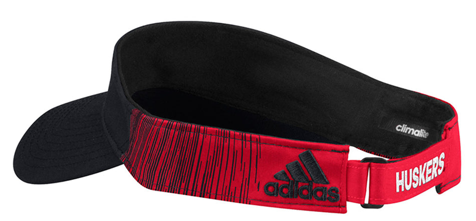 Adidas 2018 Nebraska Coaches Sideline Visor - Black