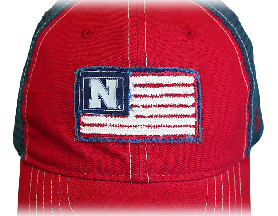 Yankee Husker Flag Mesh Back Hat