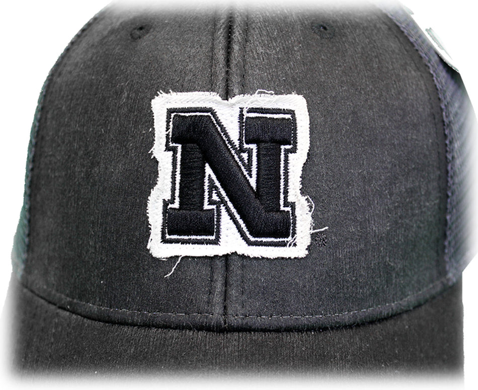 Nebraska Charcoal Cotton Waxed Hat
