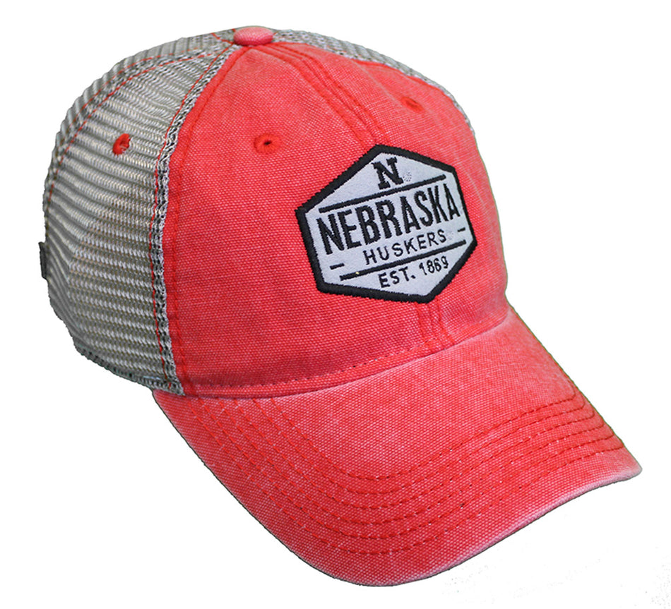 Huskers Stacked Patch Legacy Trucker