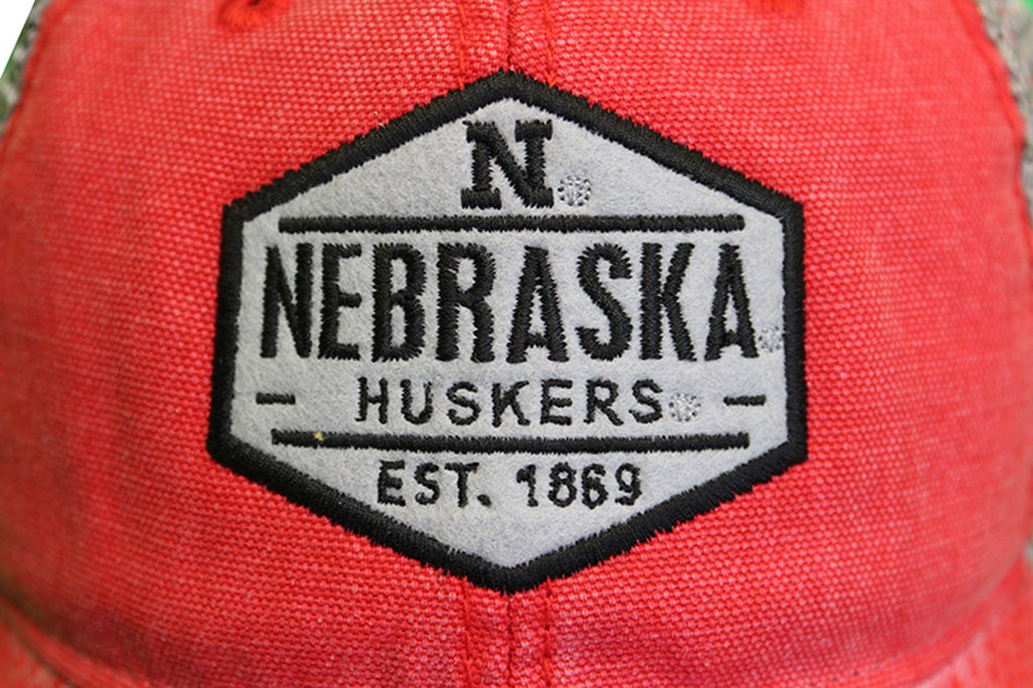 Huskers Stacked Patch Legacy Trucker