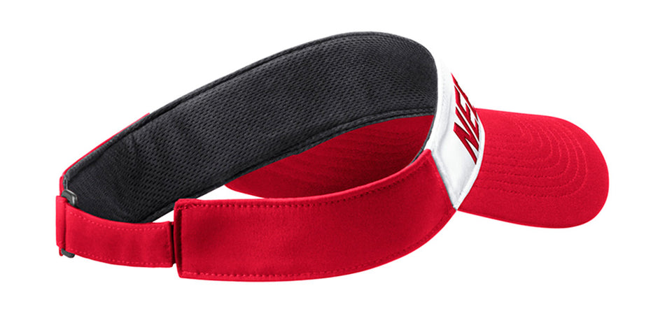 Adidas Nebraska Boss Visor - Red N White