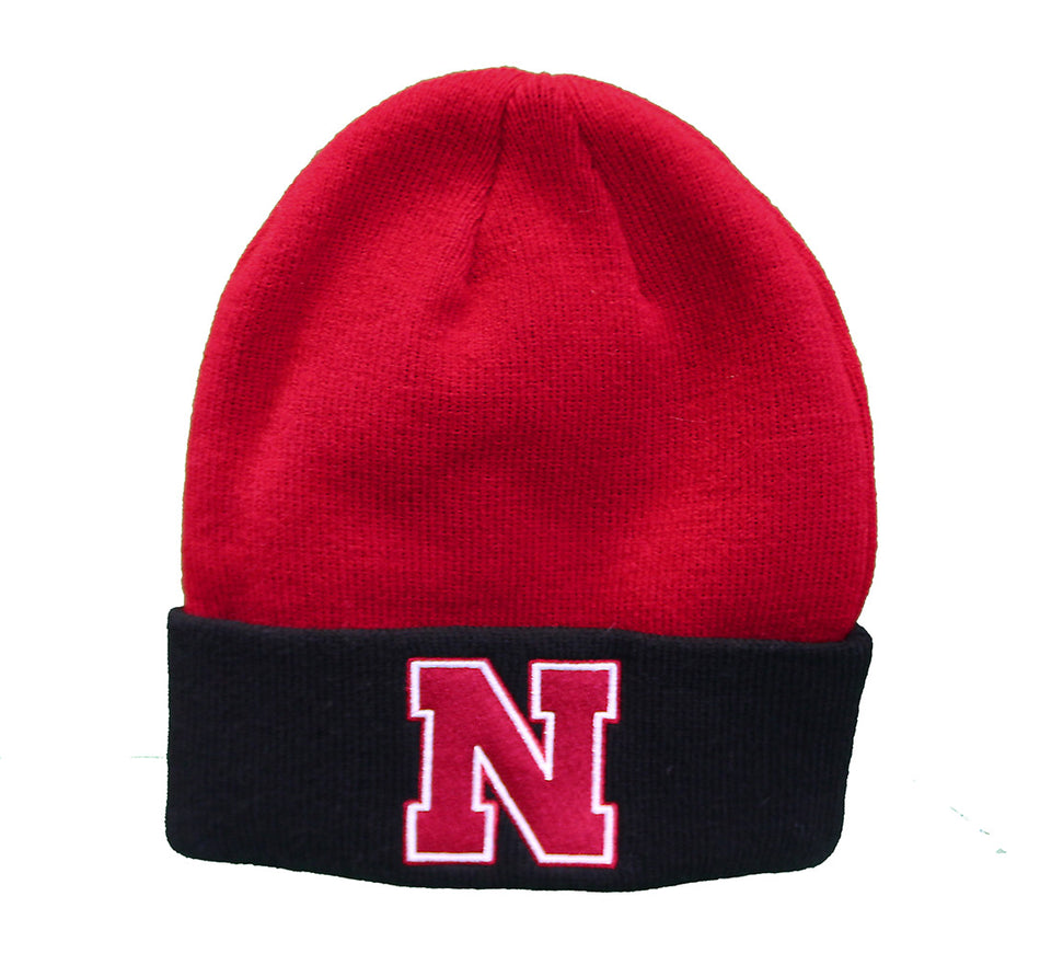 Adidas Huskers Beanie - Black N Red