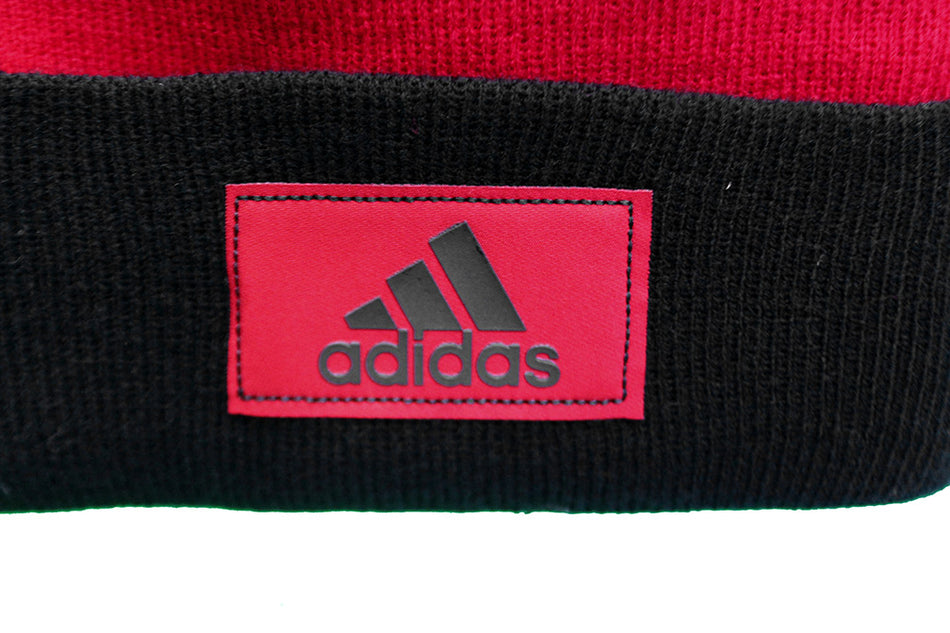 Adidas Huskers Beanie - Black N Red