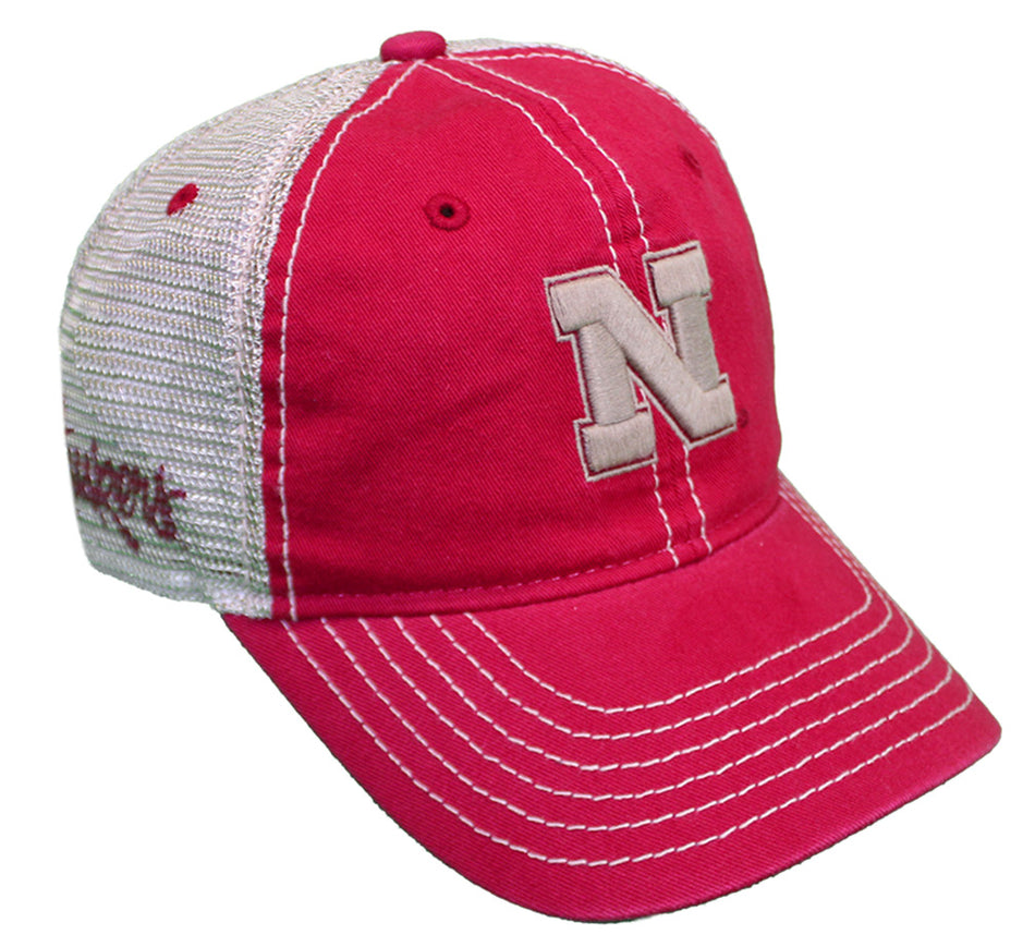 Huskers Crosswind Khaki Washed Cap