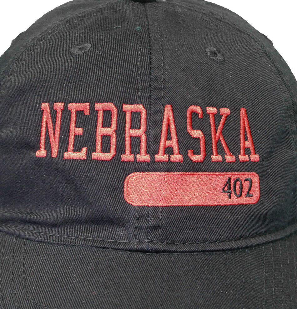 Nebraska Twill 402 Legacy Cap - Black