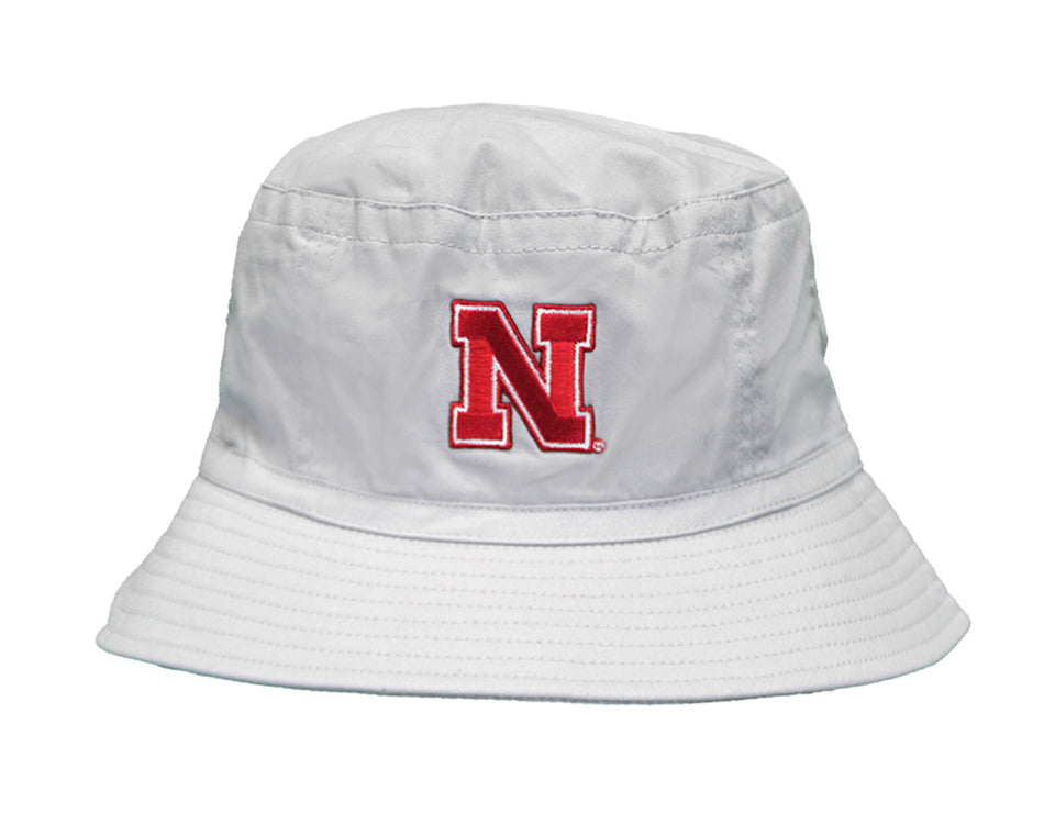 Nebraska Sunny Bucket Topper - Gray