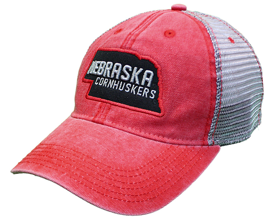 Cornhuskers Dashboard Trucker Cap - Red