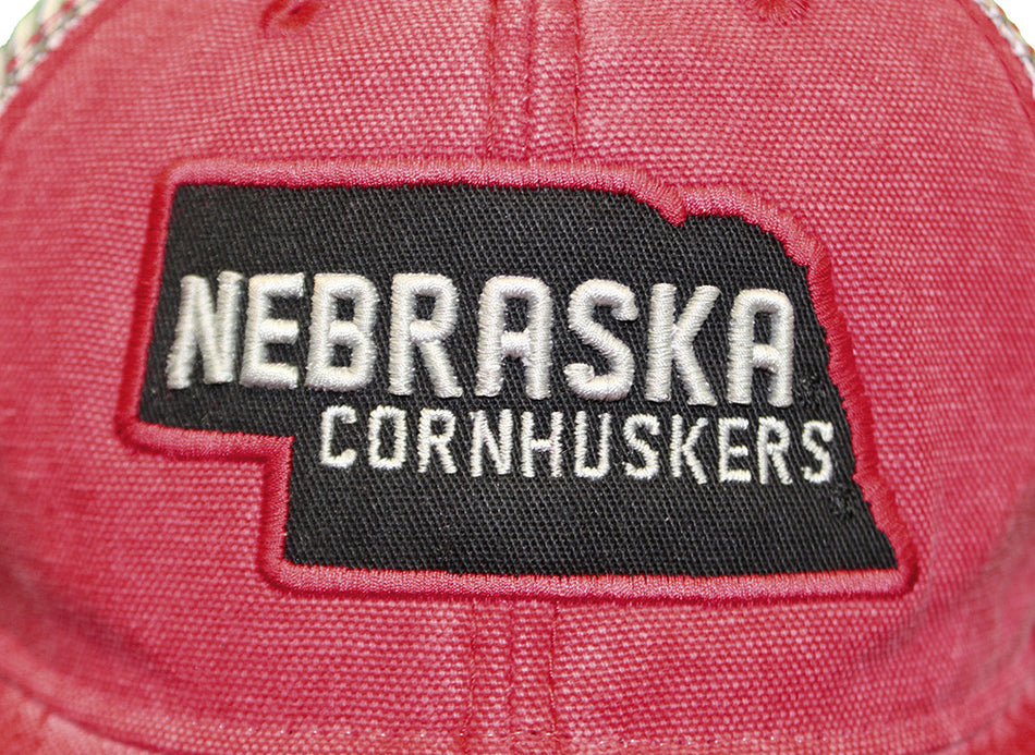 Cornhuskers Dashboard Trucker Cap - Red