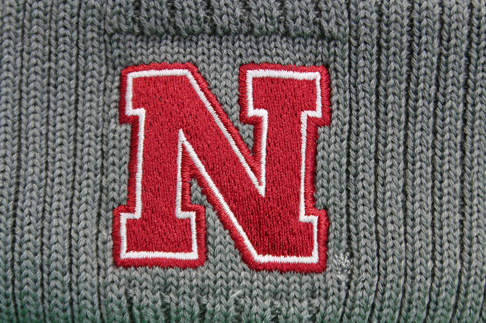 Adidas Nebraska Ribbed Cuff Beanie