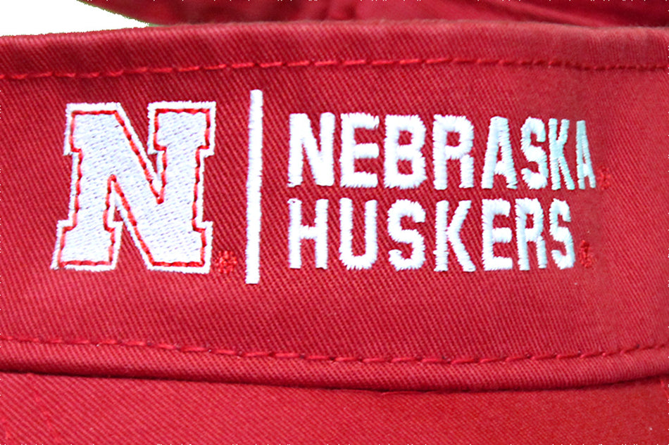 Nebraska Huskers Tennis Visor - Red
