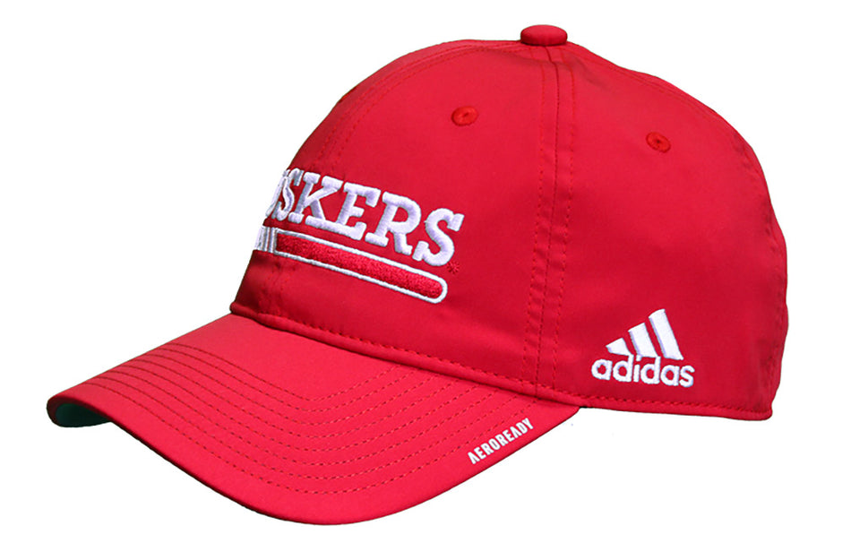 Adidas 2021 Husker Bar Coaches Slouch Lid - Red