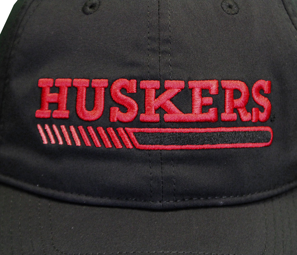 Adidas 2021 Husker Bar Coaches Slouch Lid - Black