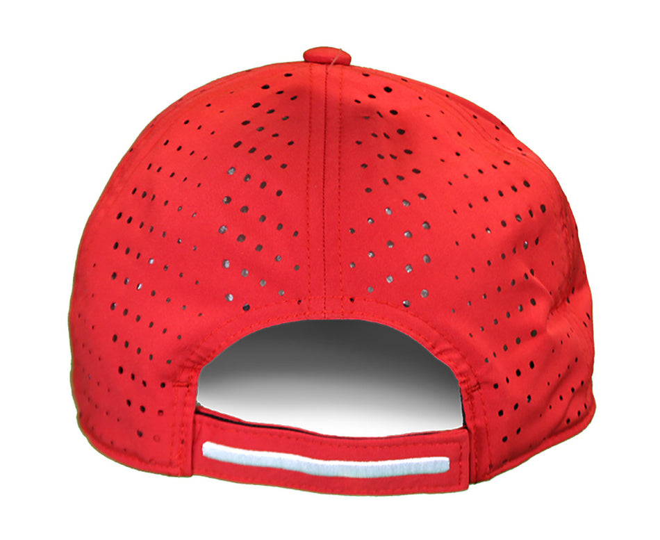 Adidas Nebraska Laser Performance Hat - Red