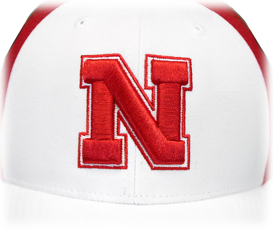 Nebraska Red N White Zfit Cap