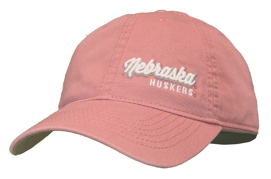Womens Dusty Rose Nebraska Huskers Cap