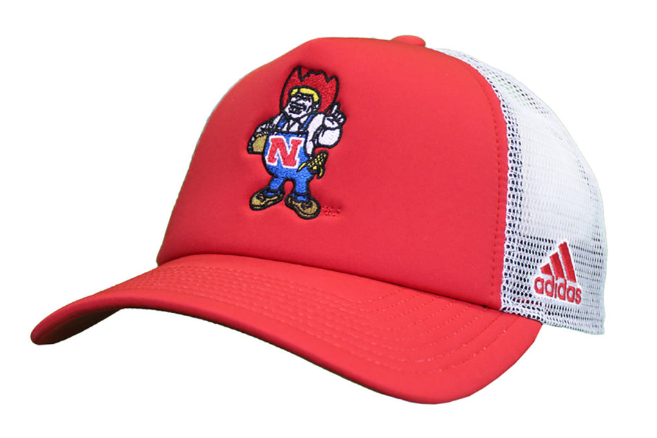 Adidas Red N White Herbie Foam Trucker