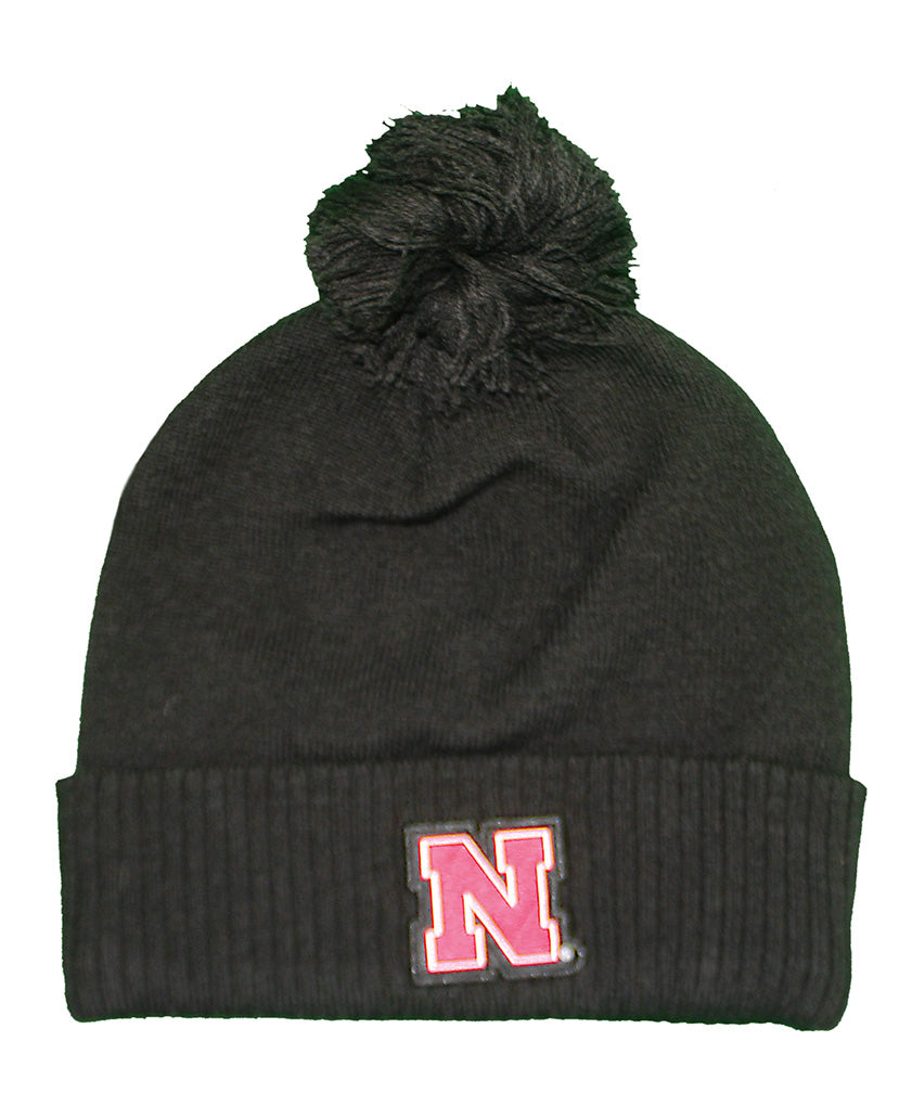 Adidas Nebraska Iron N Cuffed Knit Pom