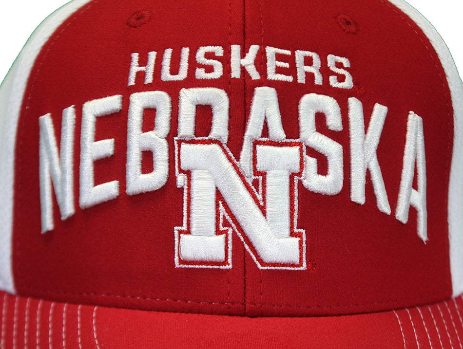 Nebraska Huskers Big Show Hypercool Fitted Cap