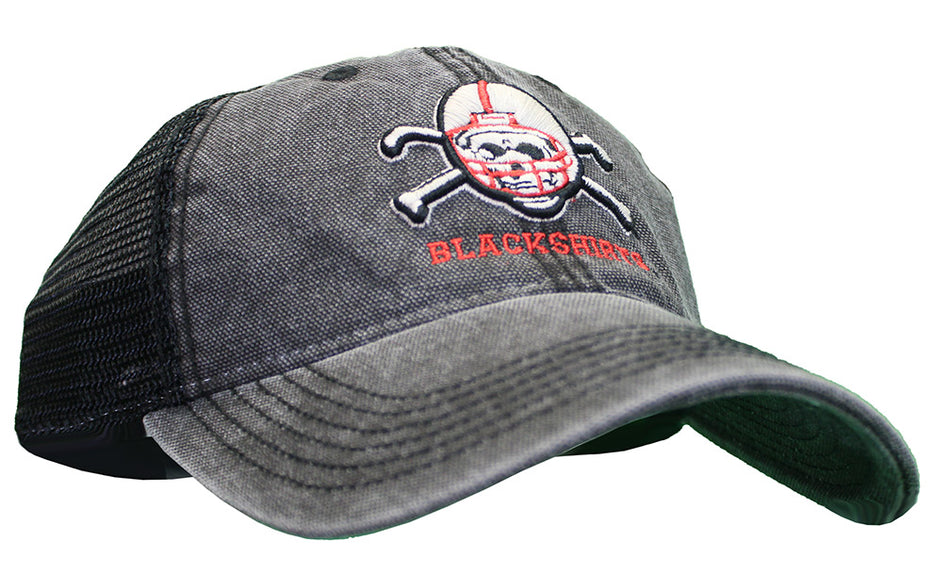 Black On Black Nebraska Blackshirts Dashboard Trucker