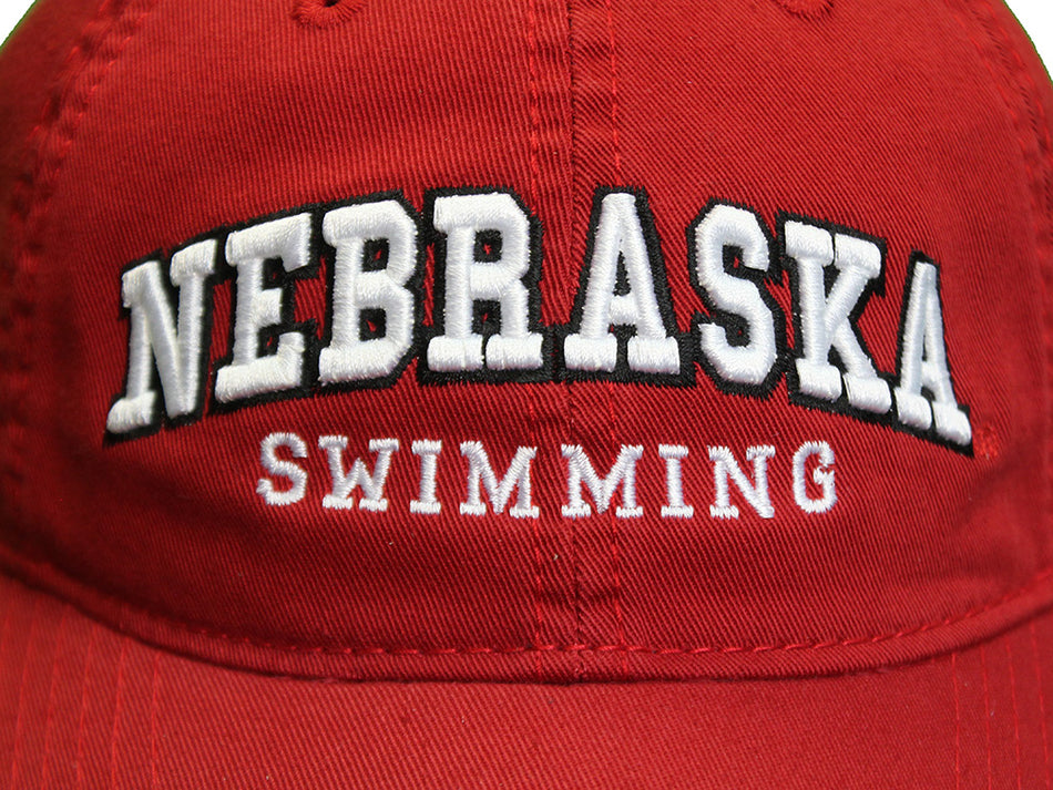 Nebraska Swimming Hat