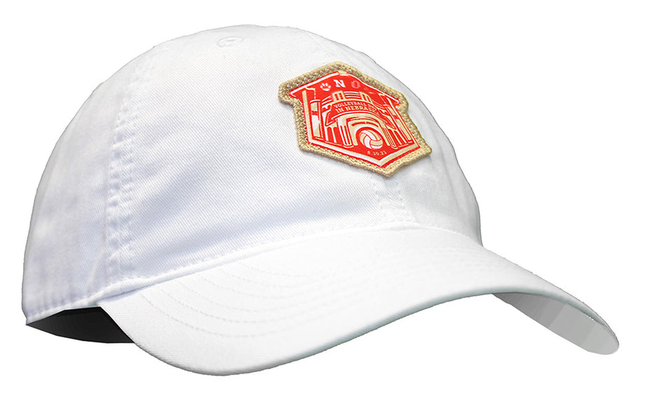 Volleyball Day In Nebraska Adjustable EZA Cap - White