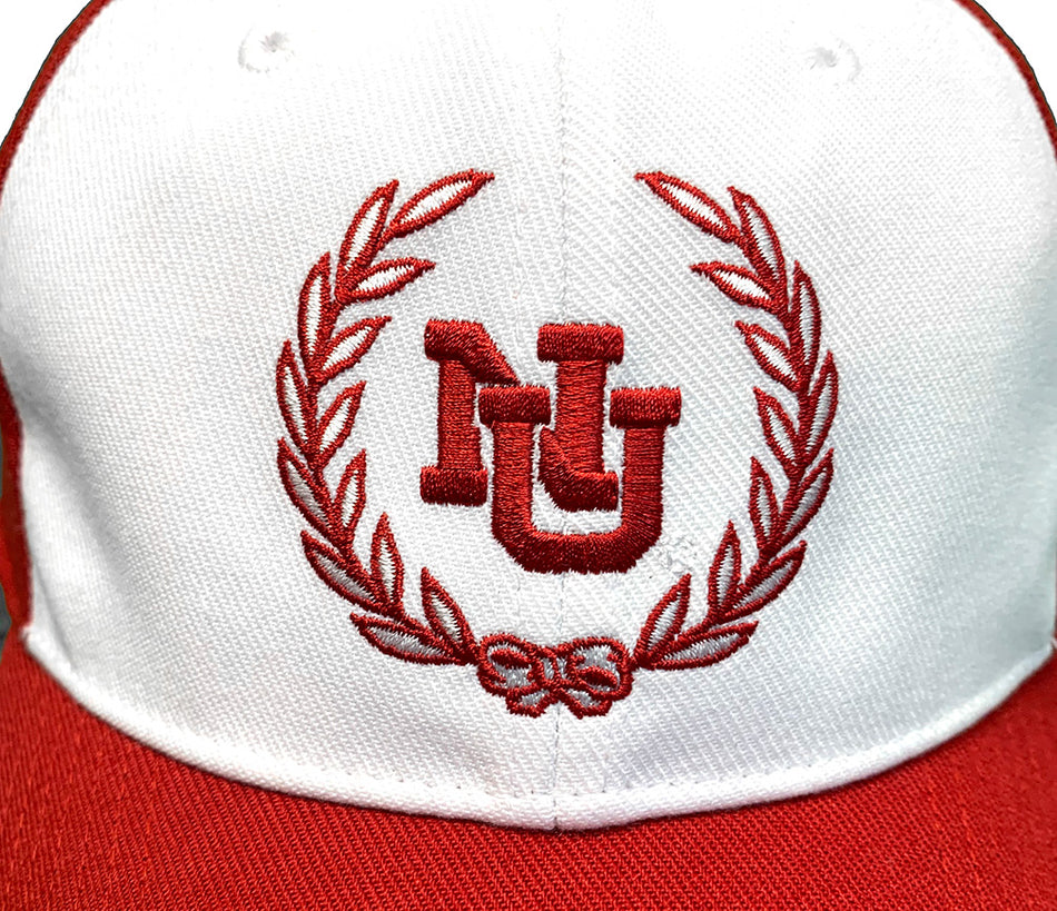 Adidas Nebraska NU Laurel Cotton Stretch Cap