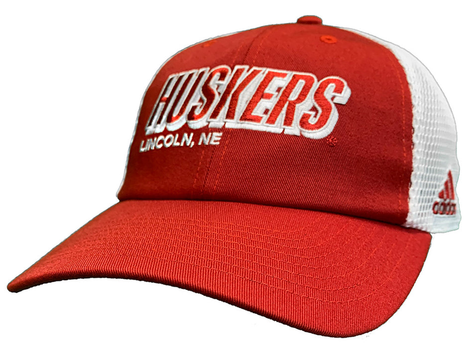 Adidas Mesh Huskers Lincoln Mascot Slouch