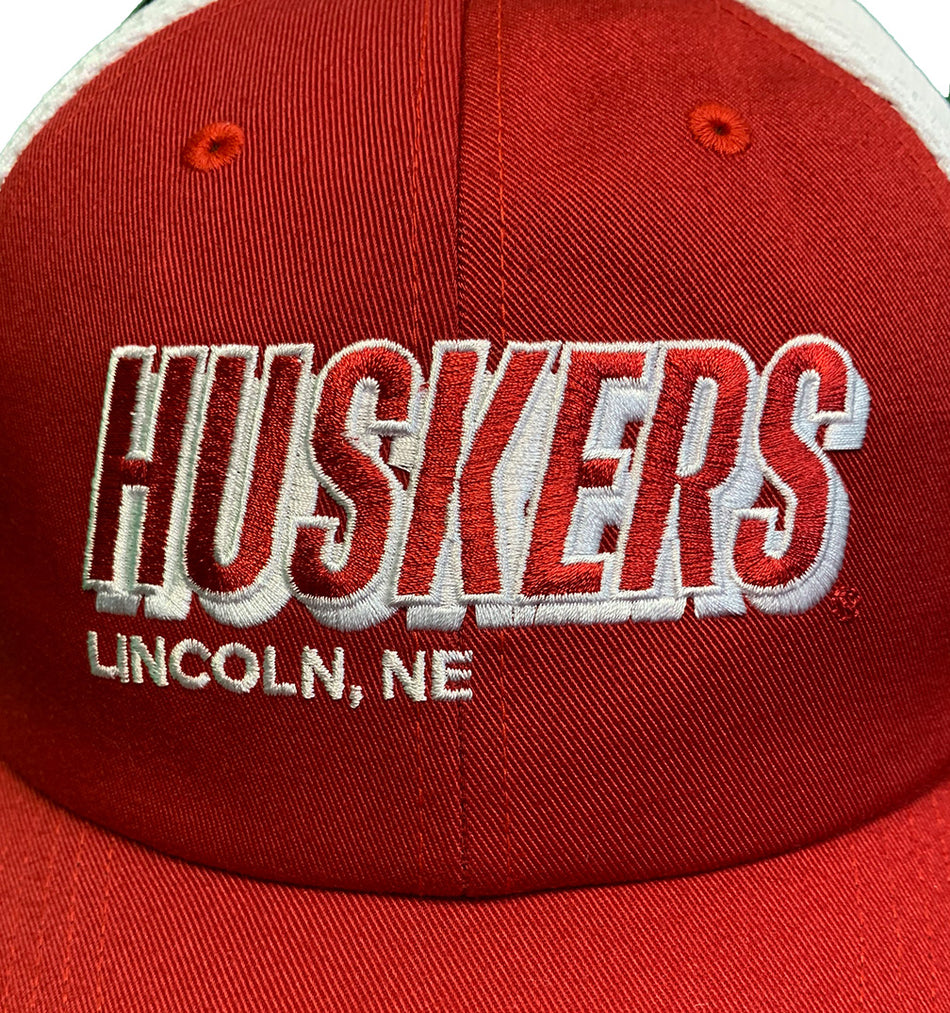 Adidas Mesh Huskers Lincoln Mascot Slouch