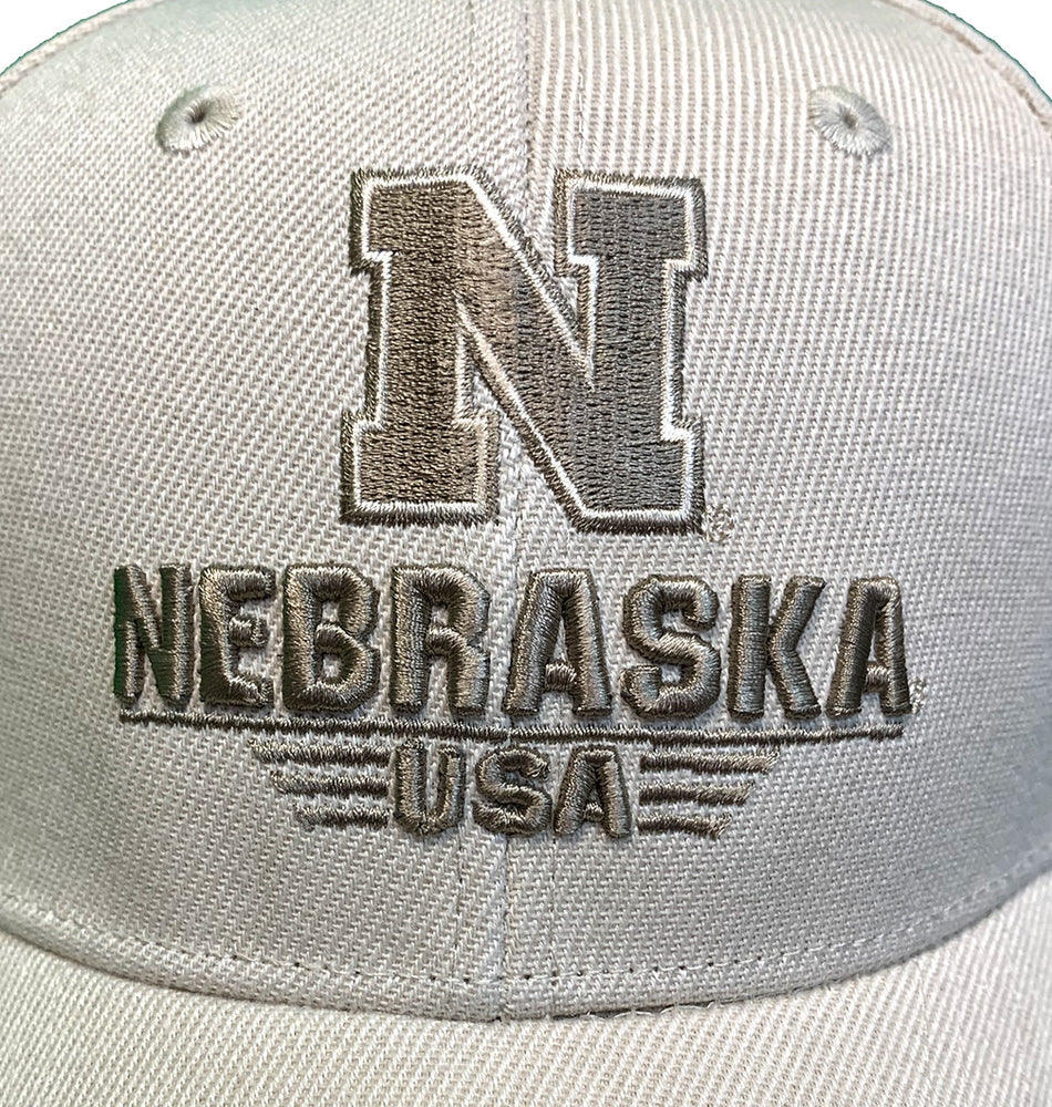 Nebraska OHT Clay Snapback Cap Colosseum