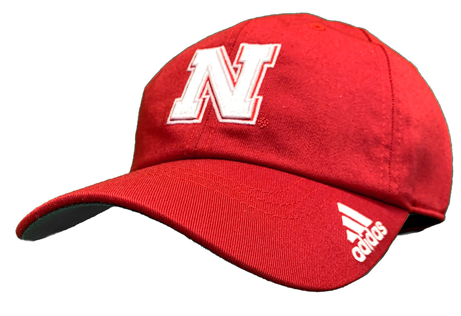 Adidas 2024 Coaches Nebraska Iron N Slouch Hat - Red
