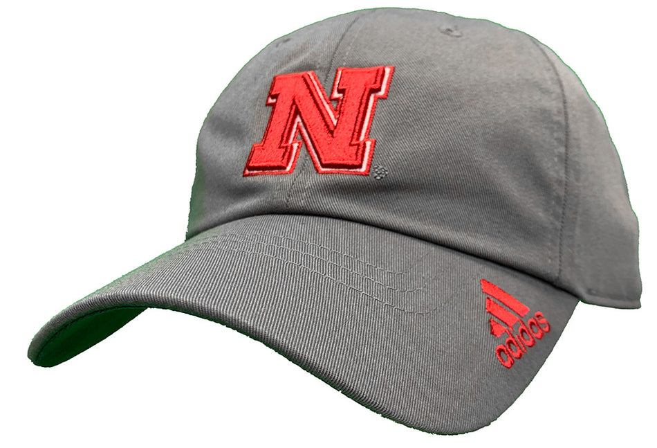 Adidas 2024 Nebraska Coaches Iron N Slouch - Grey