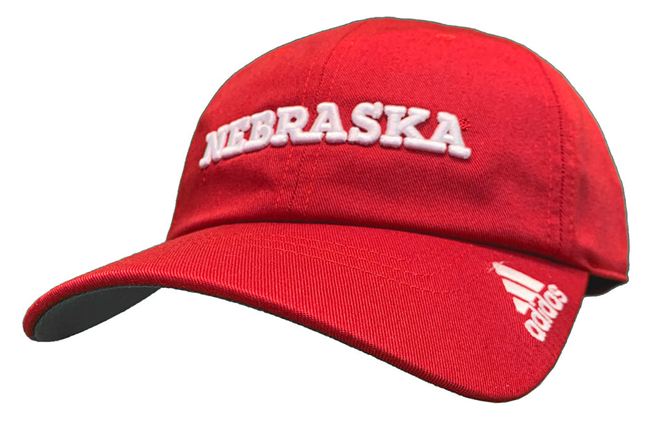 Adidas 2024 Coaches Nebraska Slouch - Red