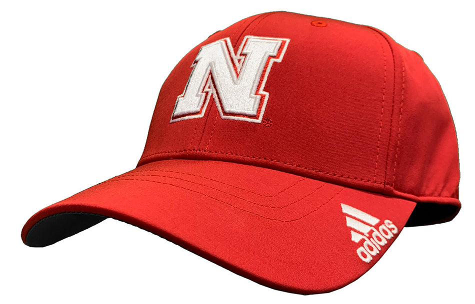 Adidas 2024 Nebraska Iron N Flex Fit Lid