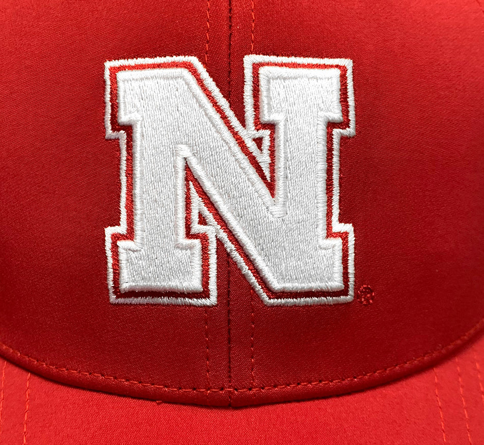 Adidas 2024 Nebraska Iron N Flex Fit Lid