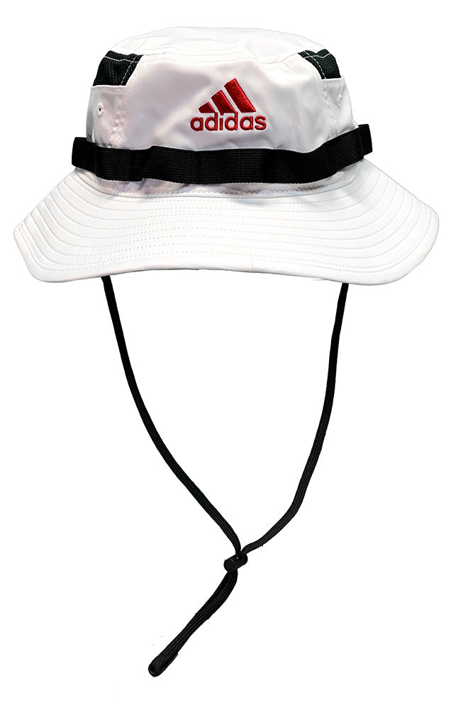 Adidas 2024 White Nebraska Iron N Victory Performance Bucket Hat