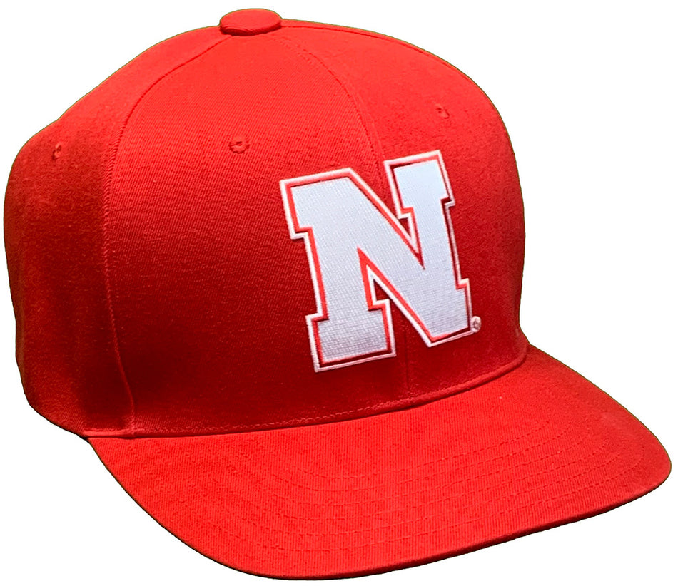 Big Red Nebraska Huskers Jumbo Flat Bill Noggin Boss
