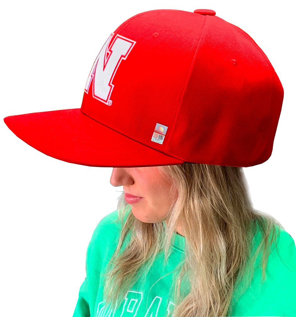 Big Red Nebraska Huskers Jumbo Flat Bill Noggin Boss