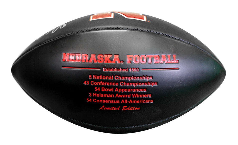 Johnny Rodgers Autographed Jet Huskers Football