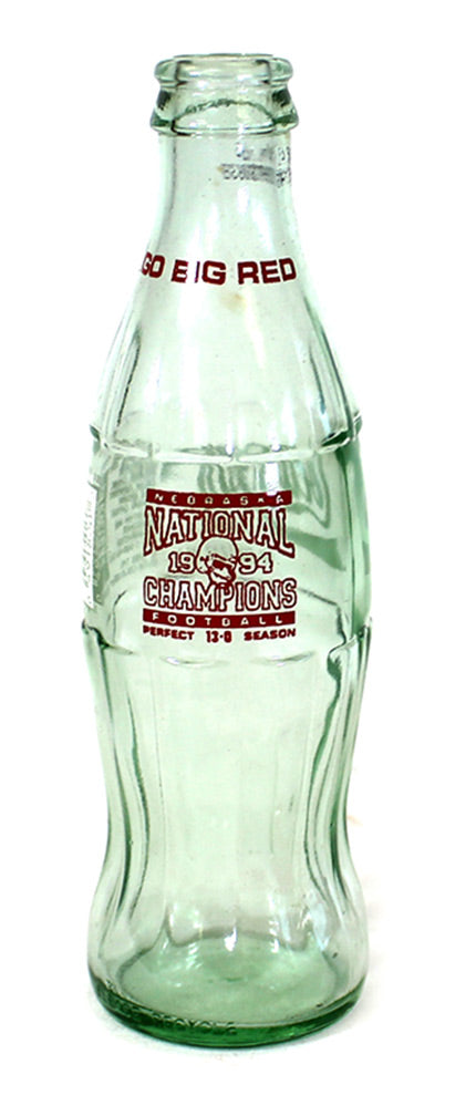 1994 National Champs Go Big Red Coke Bottle