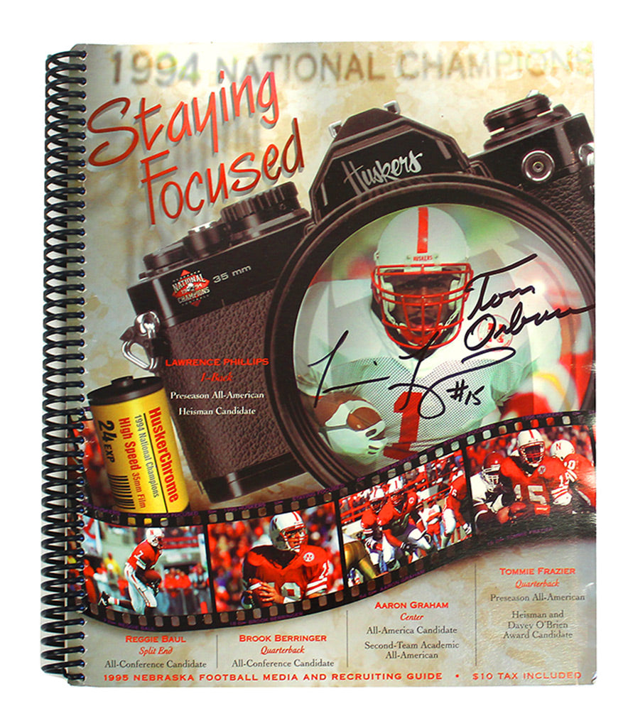 Frazier N Osborne Autographed 1995 Media Guide