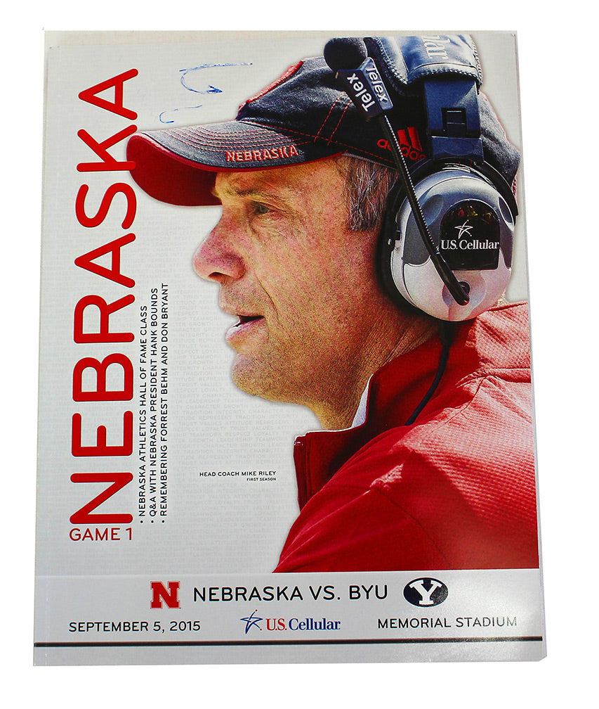 Mike Riley First Game Program (BYU)