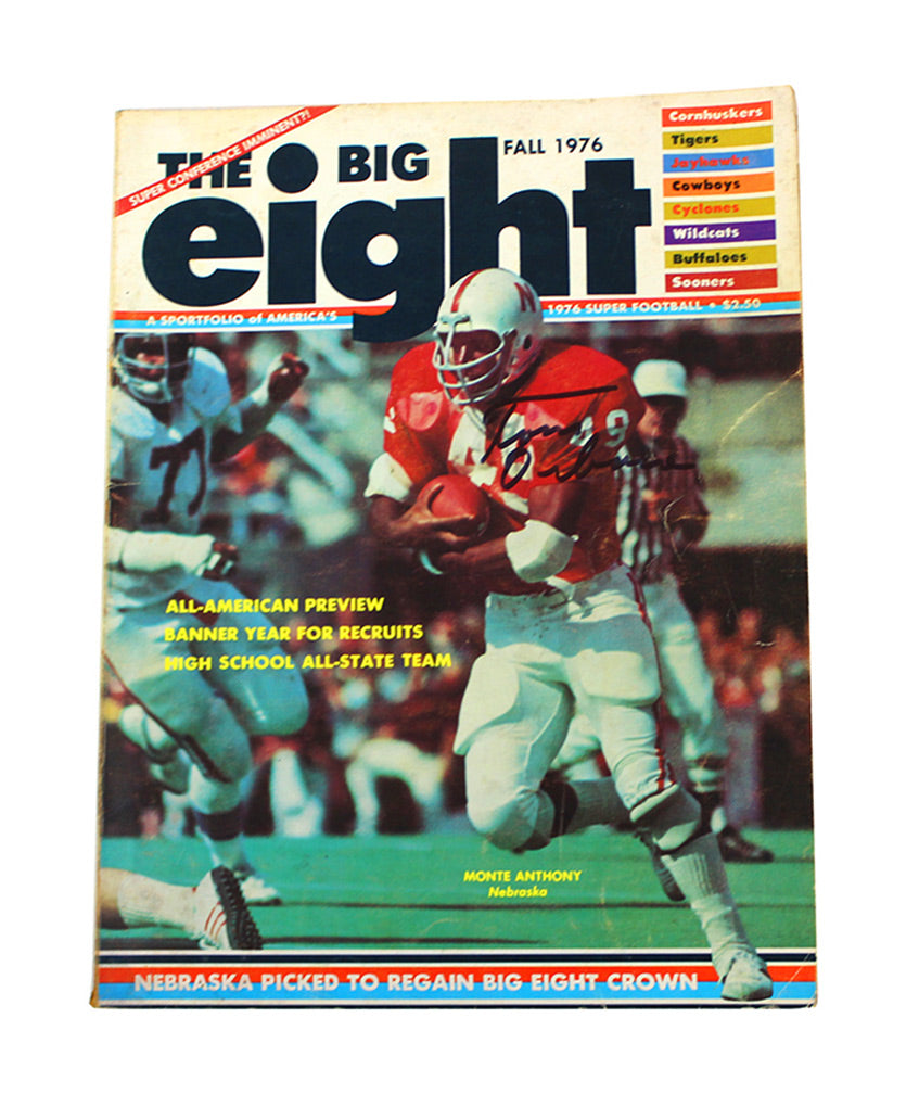 Osborne Autographed 1976 Big Eight Preview Magazine