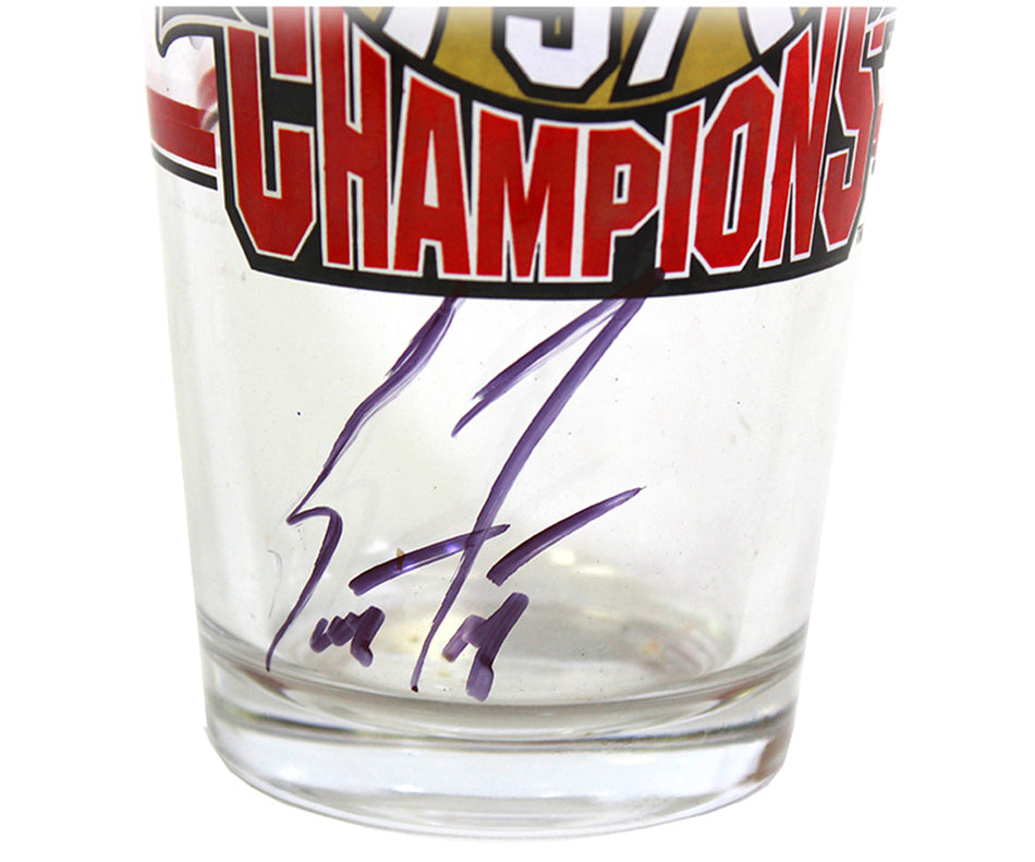 Coach Frost Signed 1997 National Champs Husker Pint Glass
