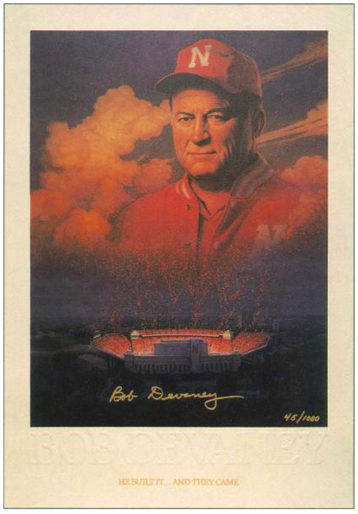 Coach Devaney "He Built It" Print