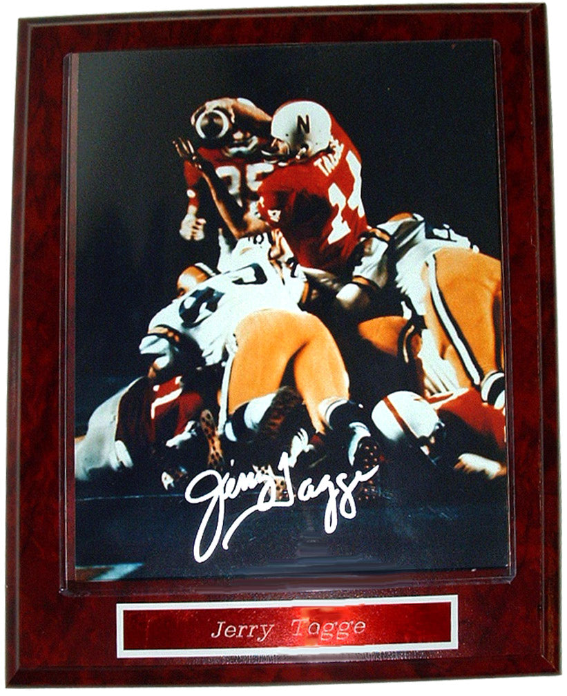 Jerry Tagge Signed Palque