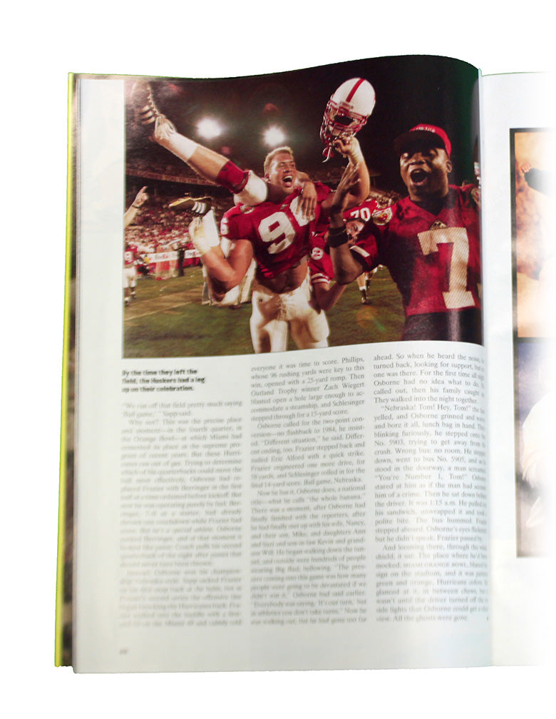 1994 Championship Osborne Signed Sports Illustrated Hard Bound Collectible