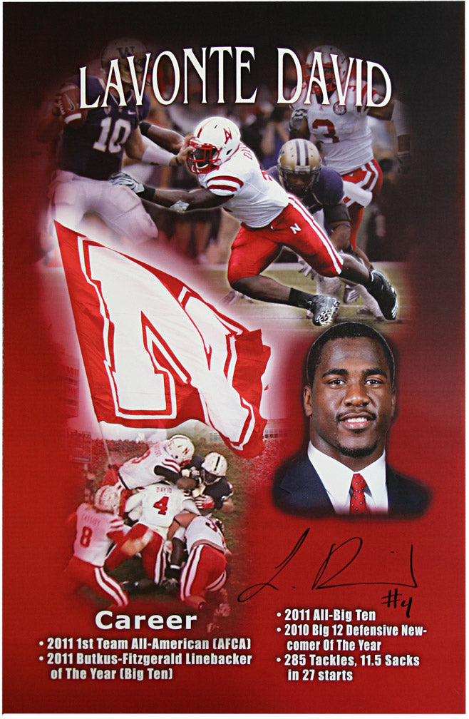 Lavonte David Autographed Career Print